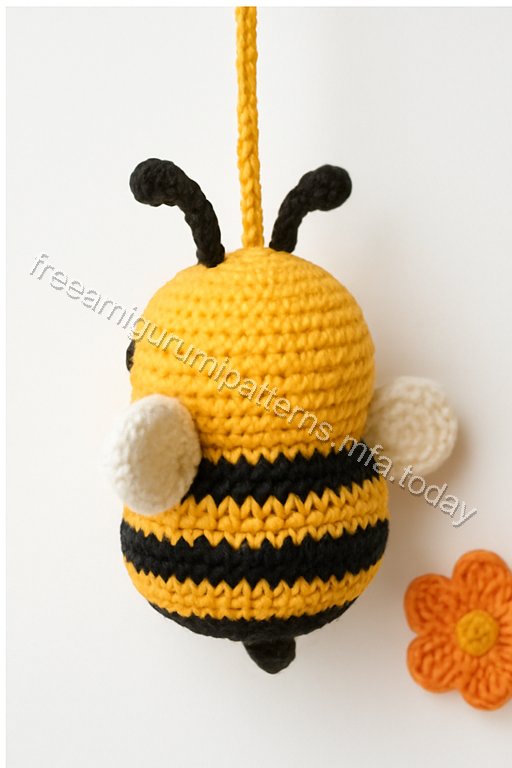 Amigurumi Hanging Bees Free Pattern