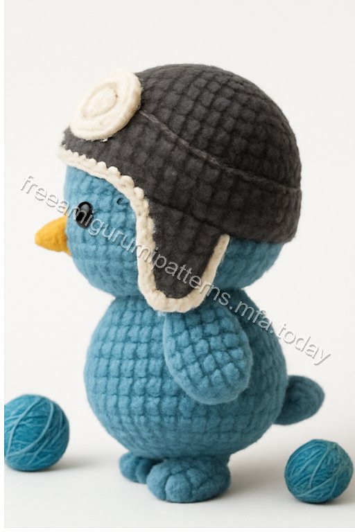 Amigurumi Aviator Bird Free Pattern