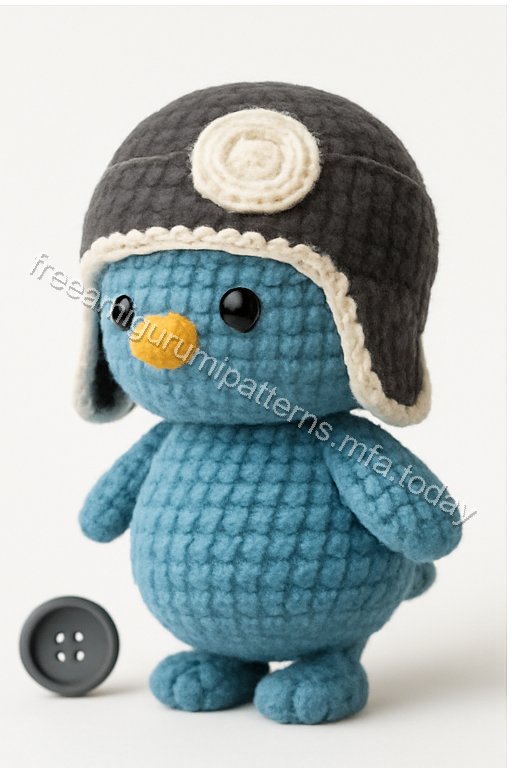 Amigurumi Aviator Bird Free Pattern