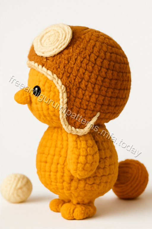Amigurumi Aviator Bird Free Pattern