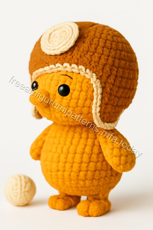 Amigurumi Aviator Bird Free Pattern