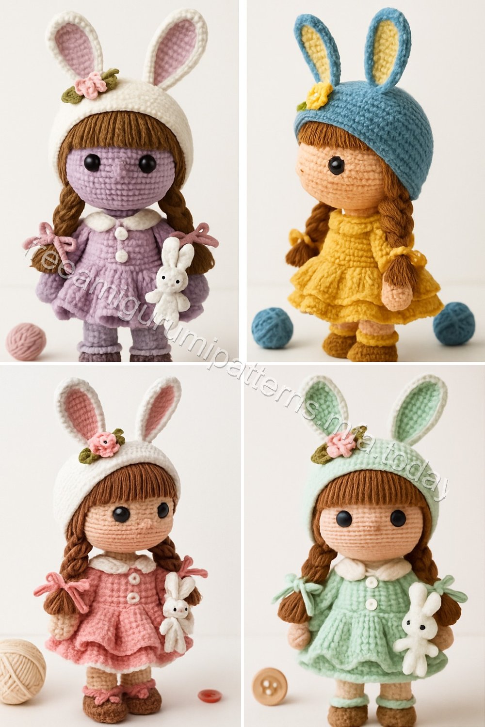 Amigurumi Bunny Girl Free Pattern