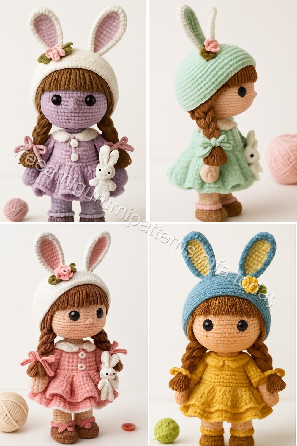 Amigurumi Bunny Girl Free Pattern
