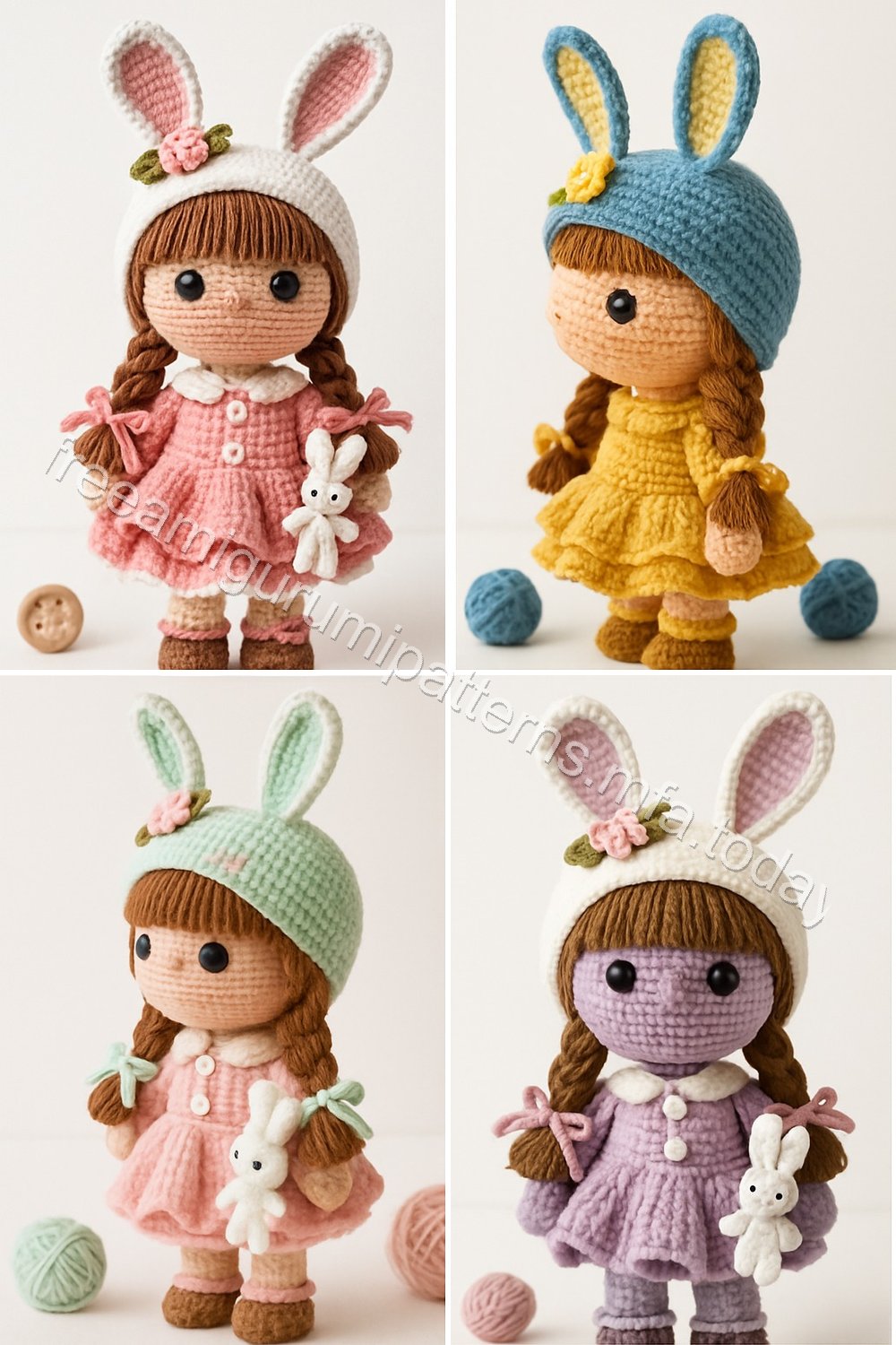 Amigurumi Bunny Girl Free Pattern