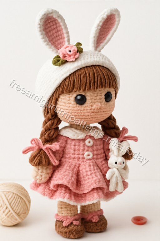 Amigurumi Bunny Girl Free Pattern
