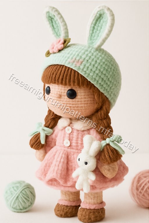 Amigurumi Bunny Girl Free Pattern