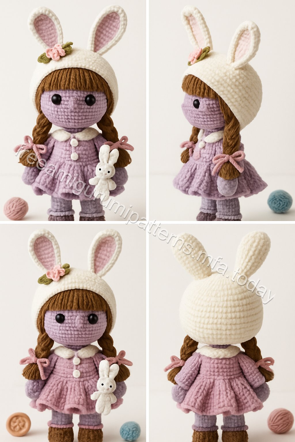 Amigurumi Bunny Girl Free Pattern