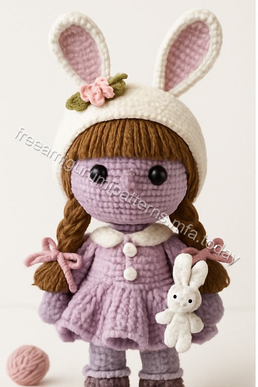 Amigurumi Bunny Girl Free Pattern