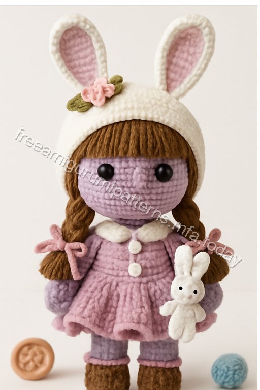 Amigurumi Bunny Girl Free Pattern