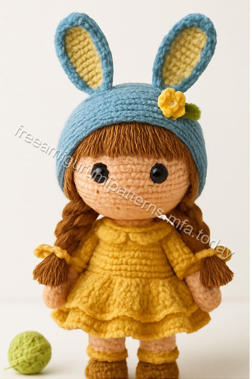 Amigurumi Bunny Girl Free Pattern