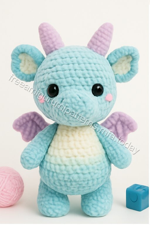 Amigurumi Velvet Dragon Free Pattern