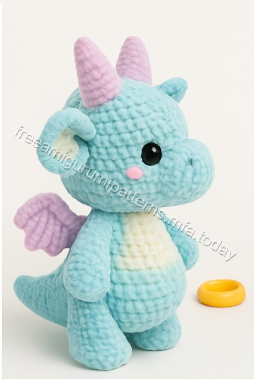 Amigurumi Velvet Dragon Free Pattern