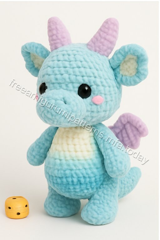 Amigurumi Velvet Dragon Free Pattern