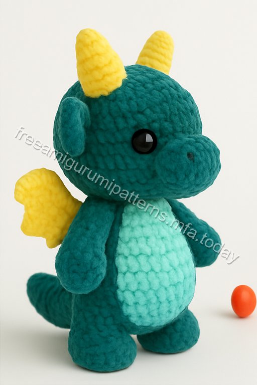 Amigurumi Velvet Dragon Free Pattern