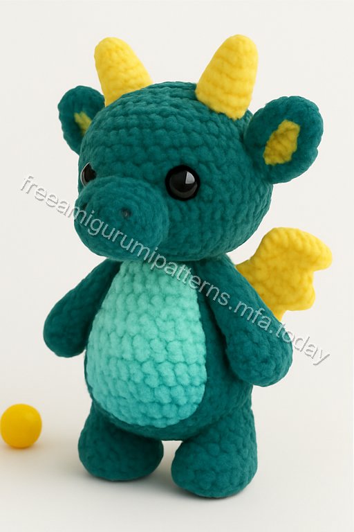Amigurumi Velvet Dragon Free Pattern