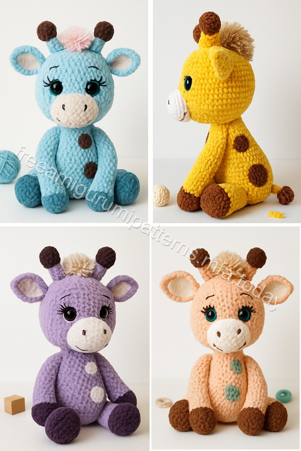 Amigurumi Giraffe Free Pattern