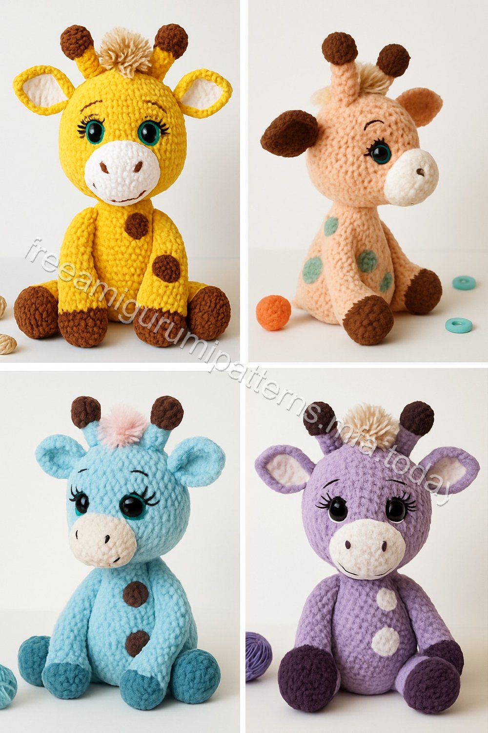 Amigurumi Giraffe Free Pattern