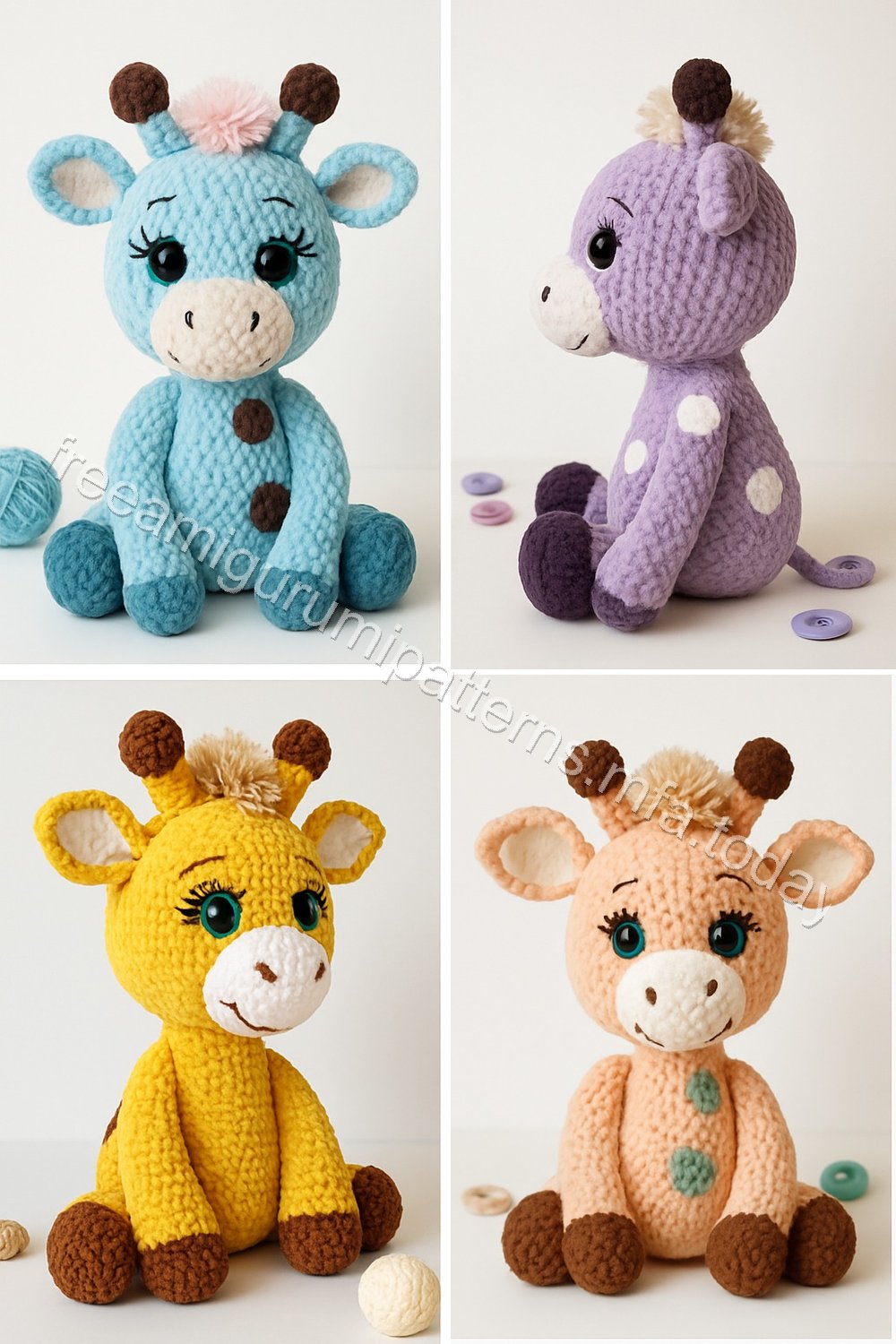 Amigurumi Giraffe Free Pattern