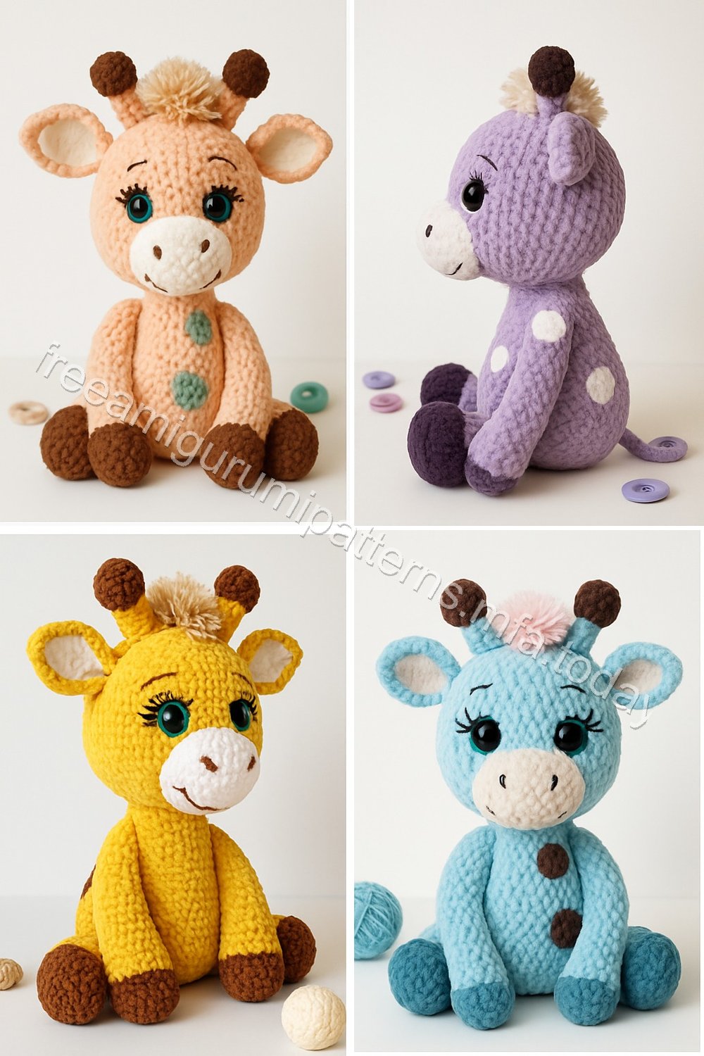 Amigurumi Giraffe Free Pattern