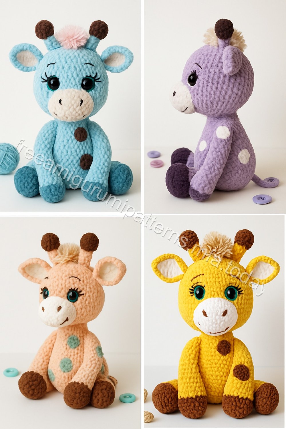 Amigurumi Giraffe Free Pattern