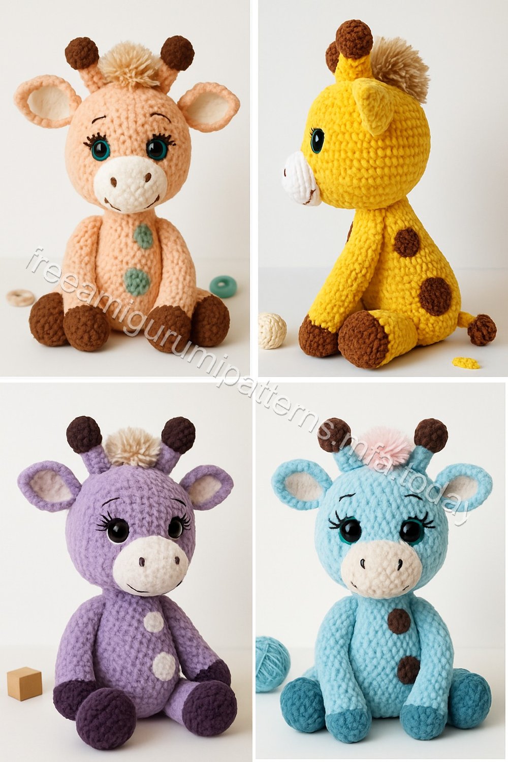 Amigurumi Giraffe Free Pattern