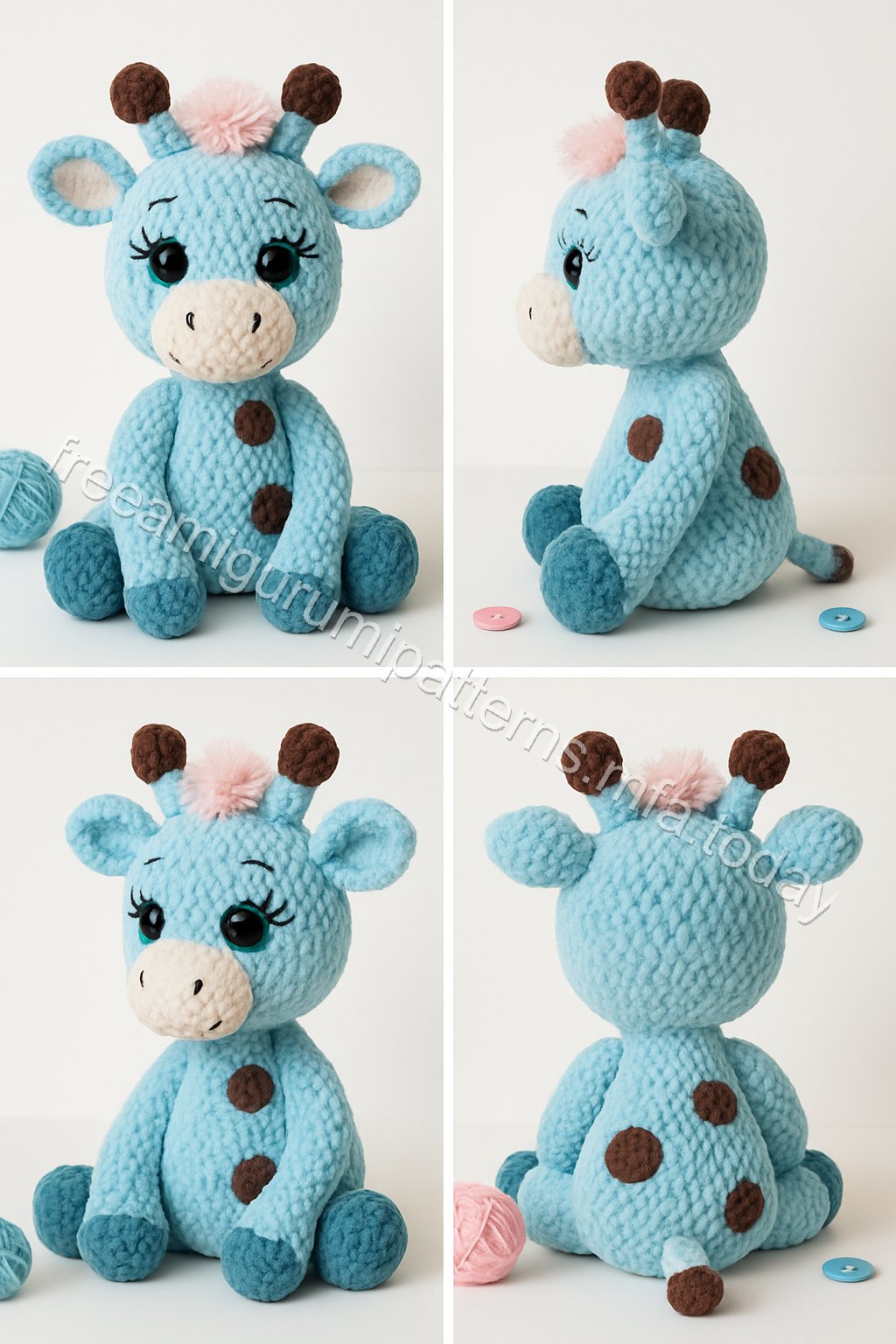 Amigurumi Giraffe Free Pattern
