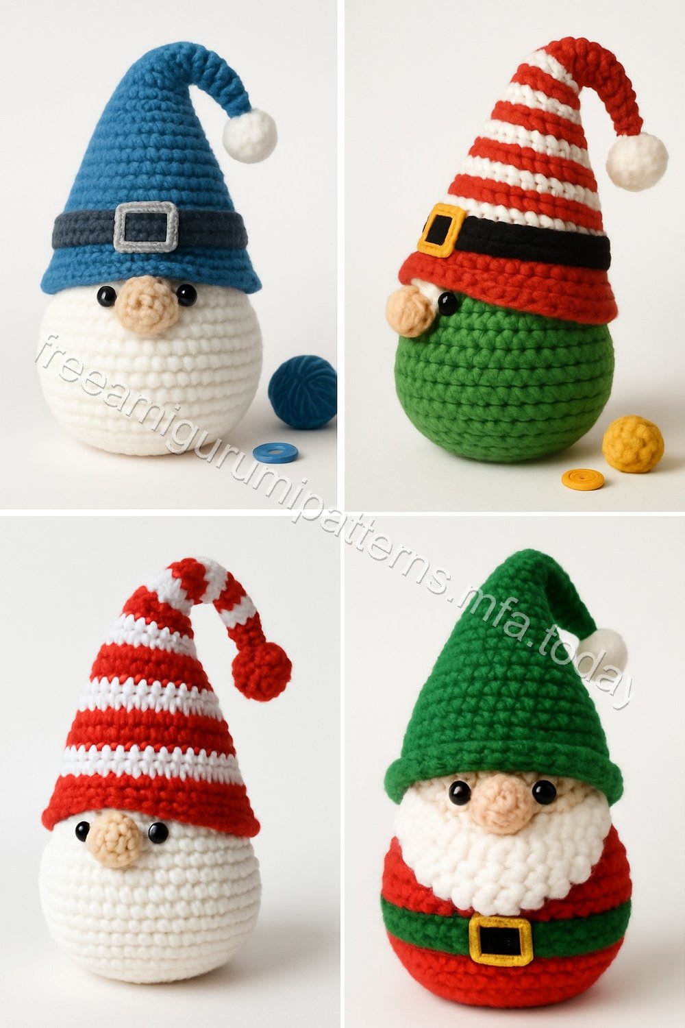 Amigurumi Christmas Gnome Free Pattern