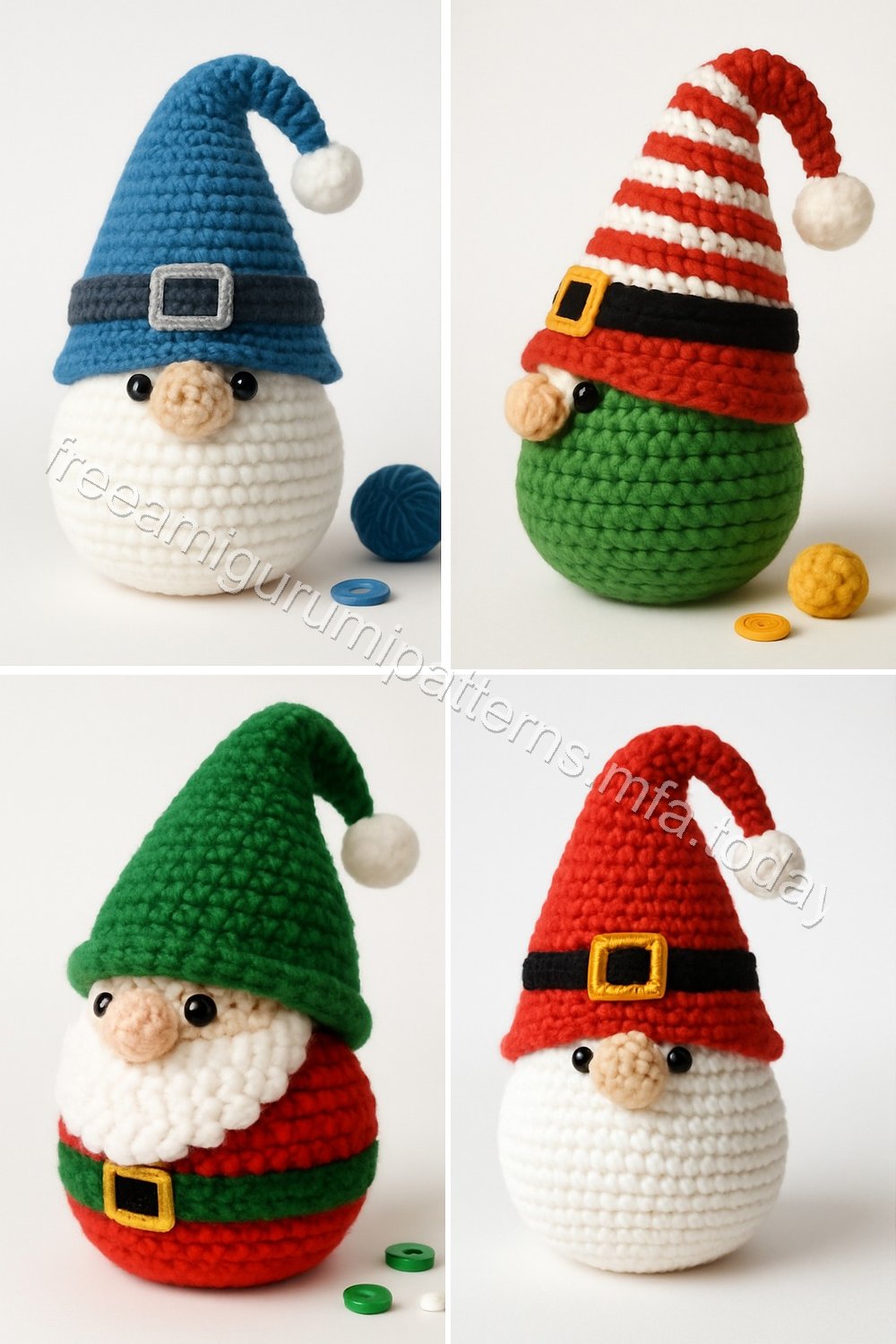 Amigurumi Christmas Gnome Free Pattern