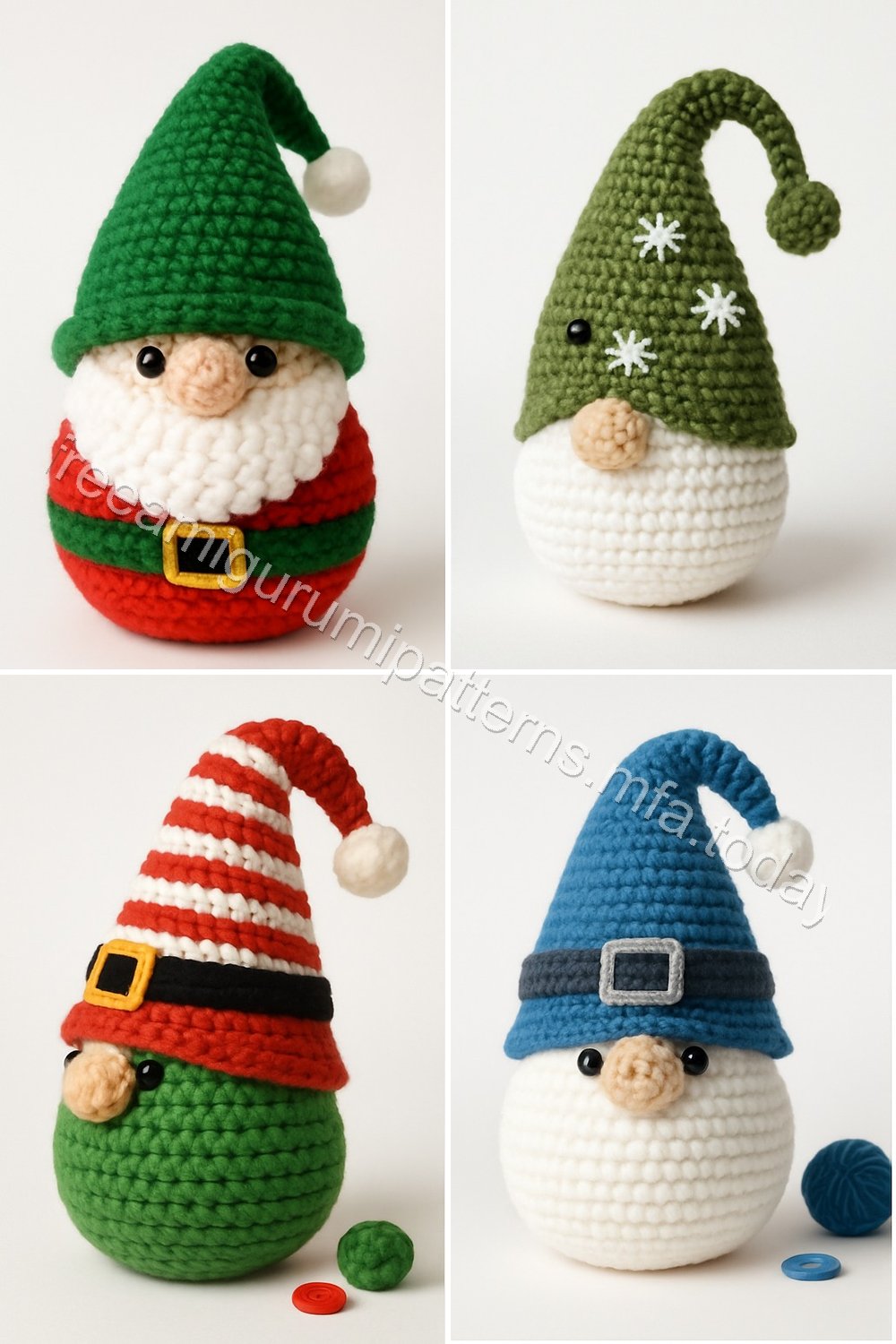 Amigurumi Christmas Gnome Free Pattern