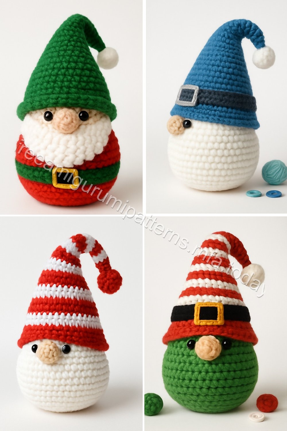 Amigurumi Christmas Gnome Free Pattern