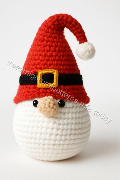 Amigurumi Christmas Gnome Free Pattern