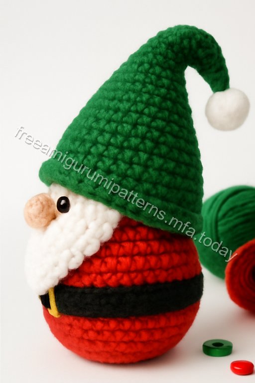 Amigurumi Christmas Gnome Free Pattern