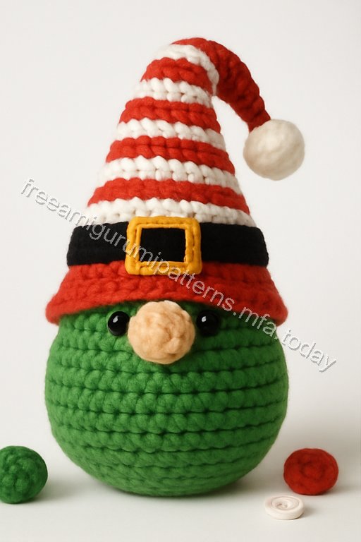 Amigurumi Christmas Gnome Free Pattern
