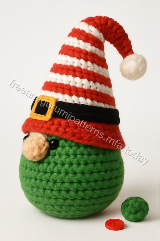 Amigurumi Christmas Gnome Free Pattern