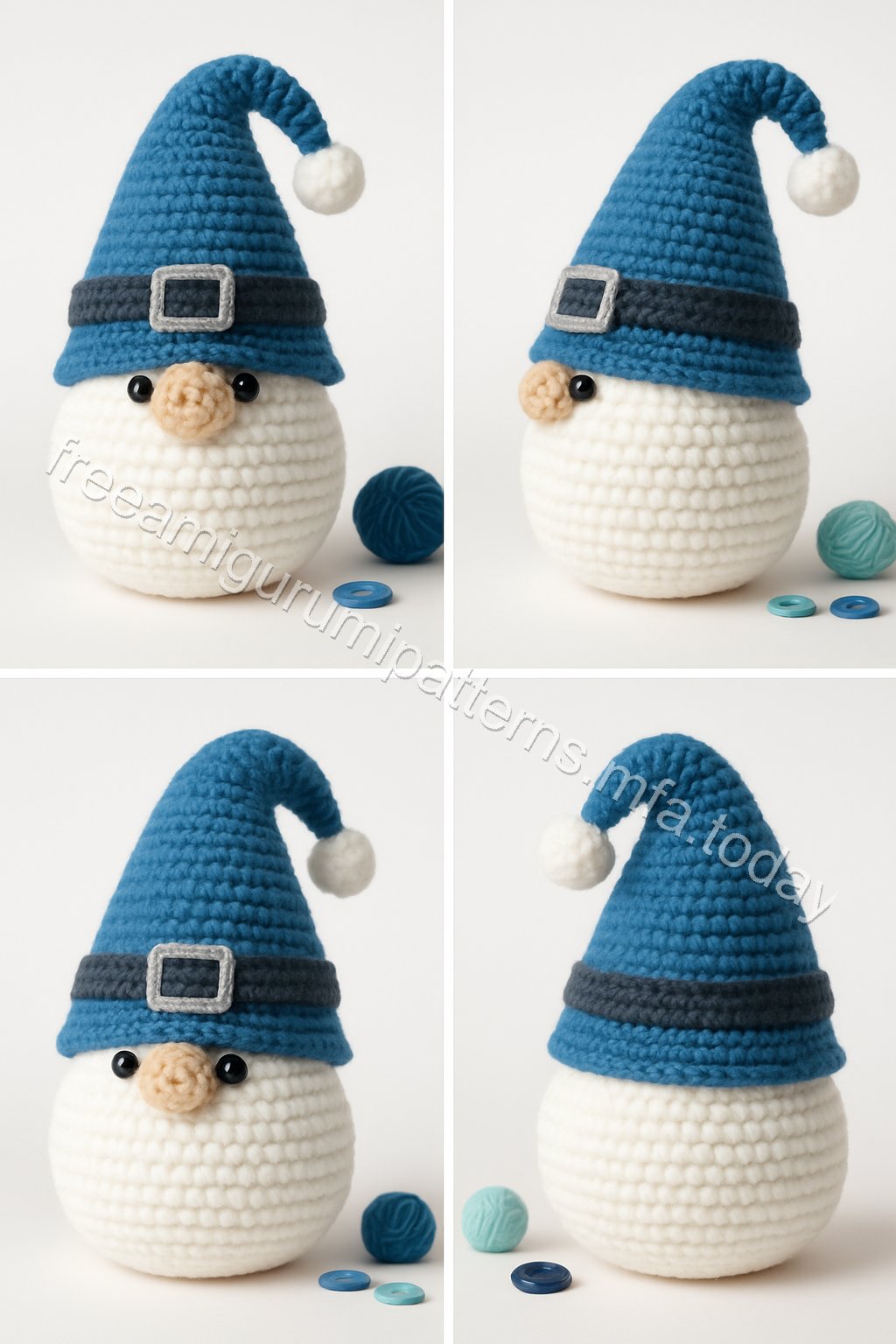 Amigurumi Christmas Gnome Free Pattern