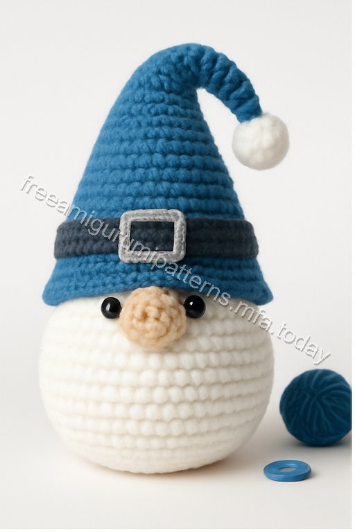 Amigurumi Christmas Gnome Free Pattern