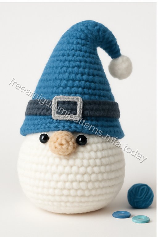 Amigurumi Christmas Gnome Free Pattern