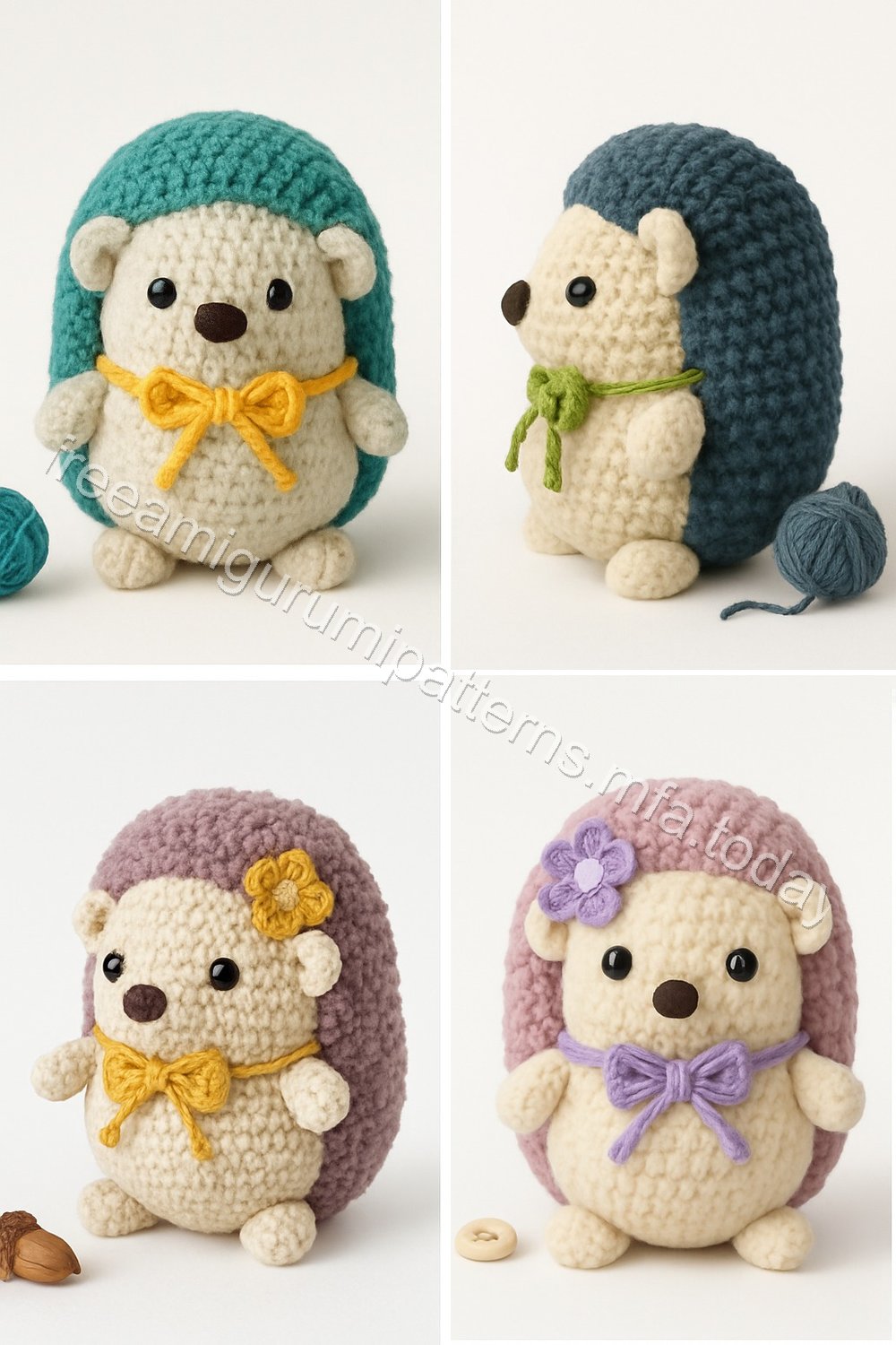 Amigurumi Hedgehog Free Pattern