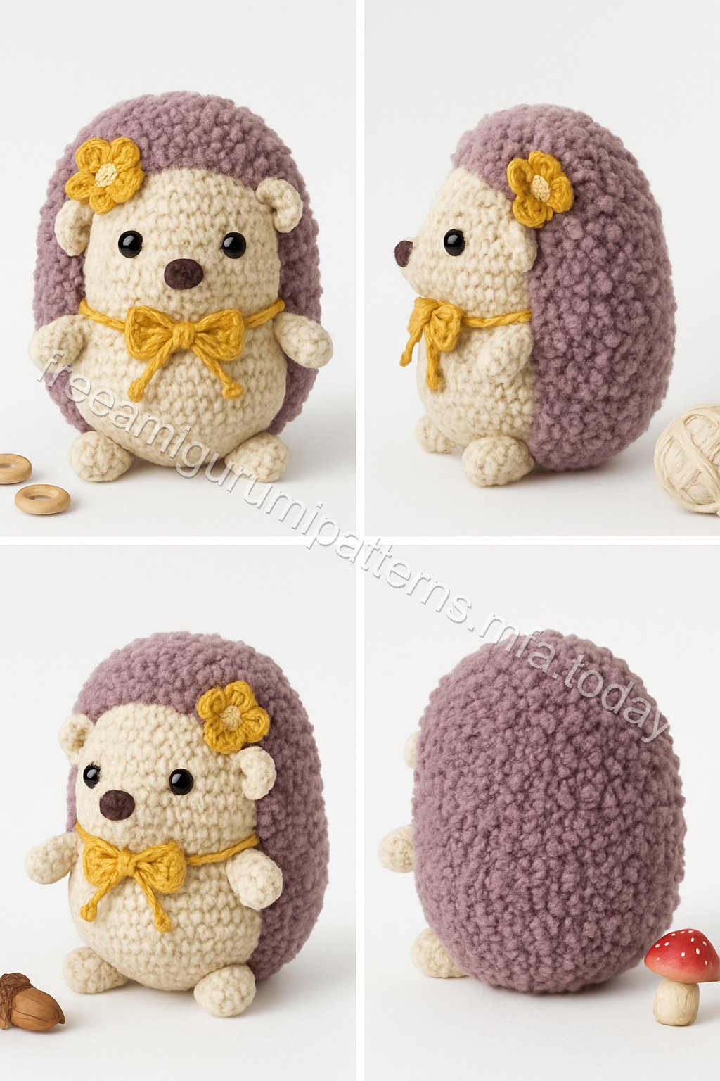 Amigurumi Hedgehog Free Pattern
