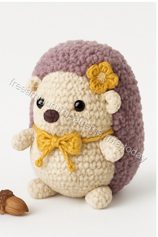Amigurumi Hedgehog Free Pattern