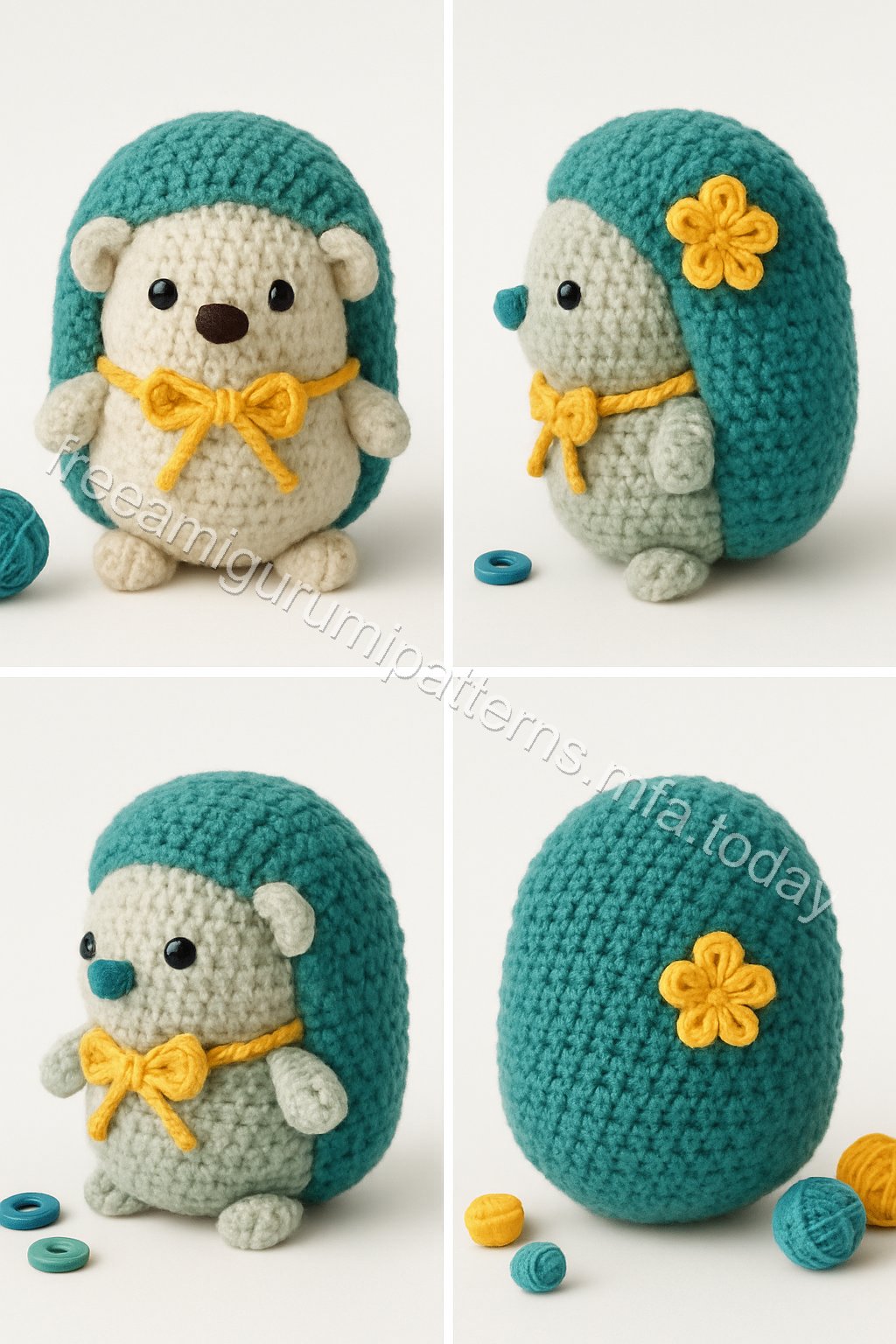 Amigurumi Hedgehog Free Pattern