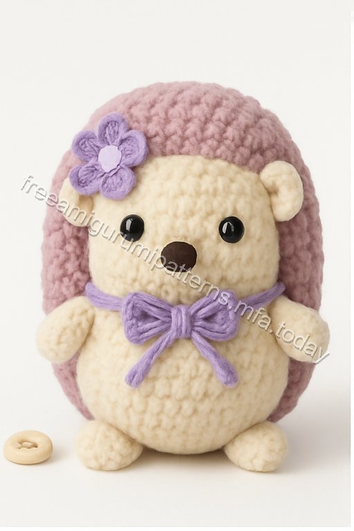Amigurumi Hedgehog Free Pattern