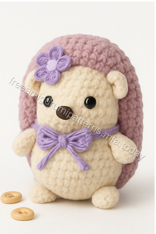 Amigurumi Hedgehog Free Pattern