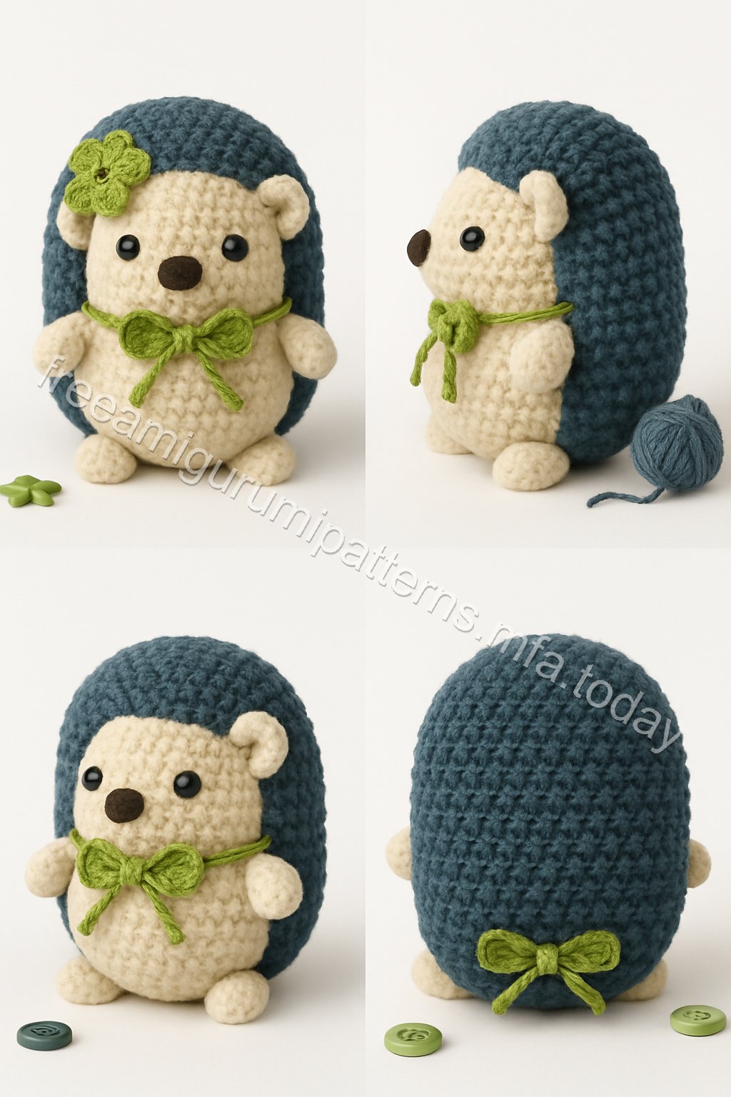 Amigurumi Hedgehog Free Pattern