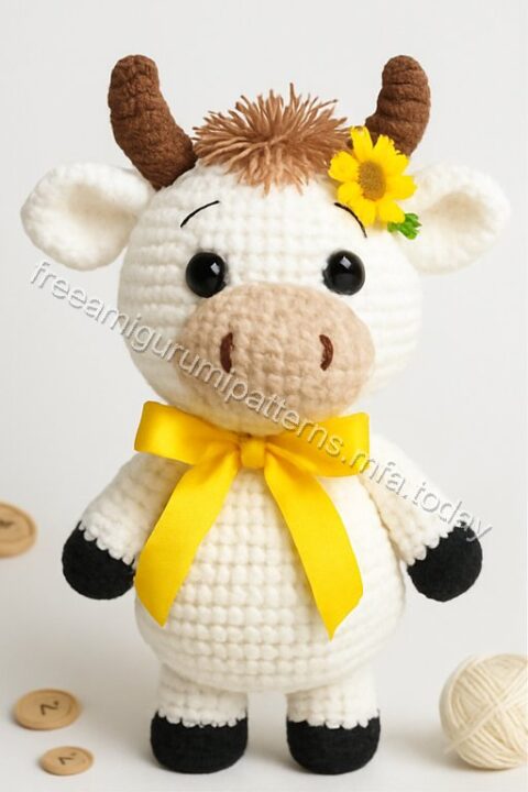 Amigurumi Gentle Heifer Free Pattern - heifer-q1p1.jpg