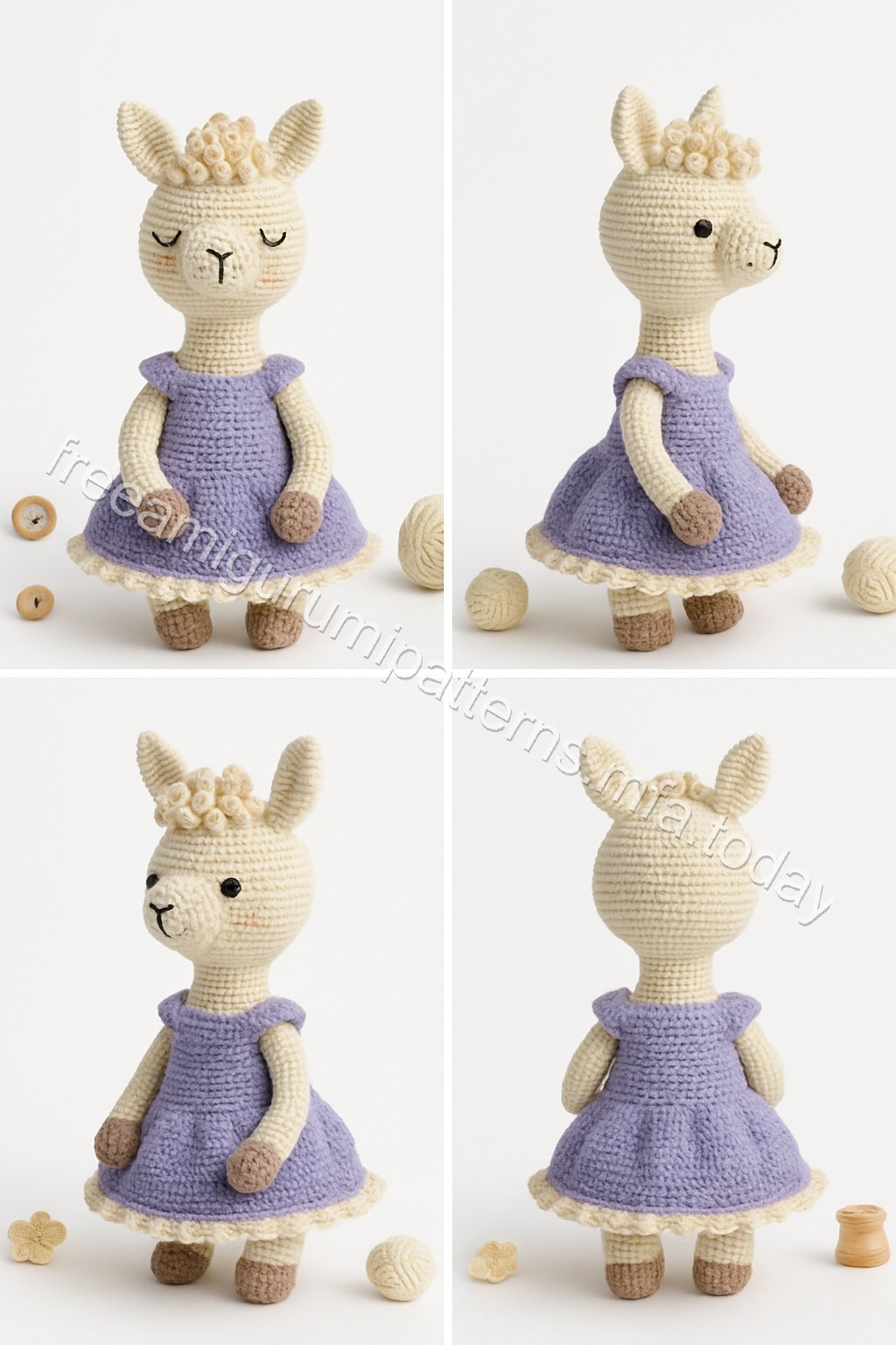 Amigurumi Llama Free Pattern