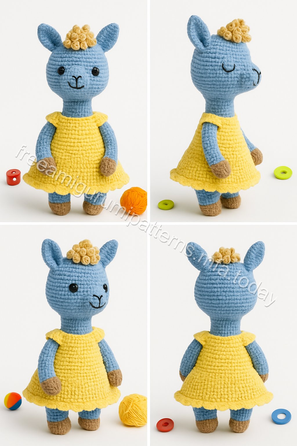 Amigurumi Llama Free Pattern