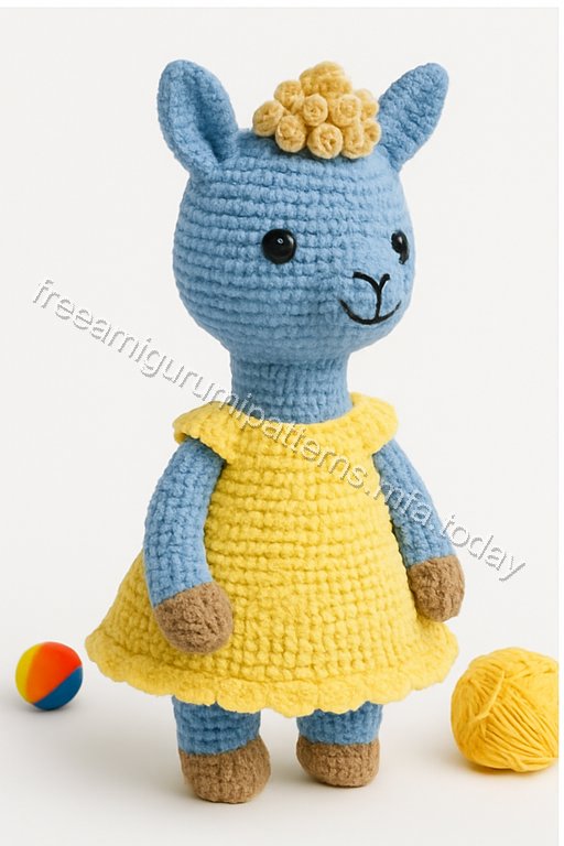 Amigurumi Llama Free Pattern