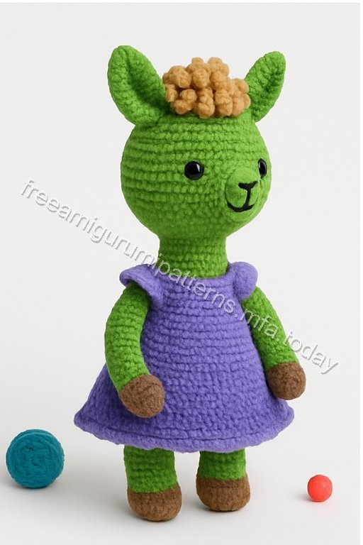 Amigurumi Llama Free Pattern