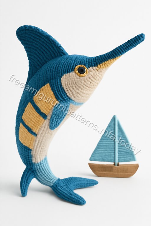 Amigurumi Marlin Fish Free Pattern